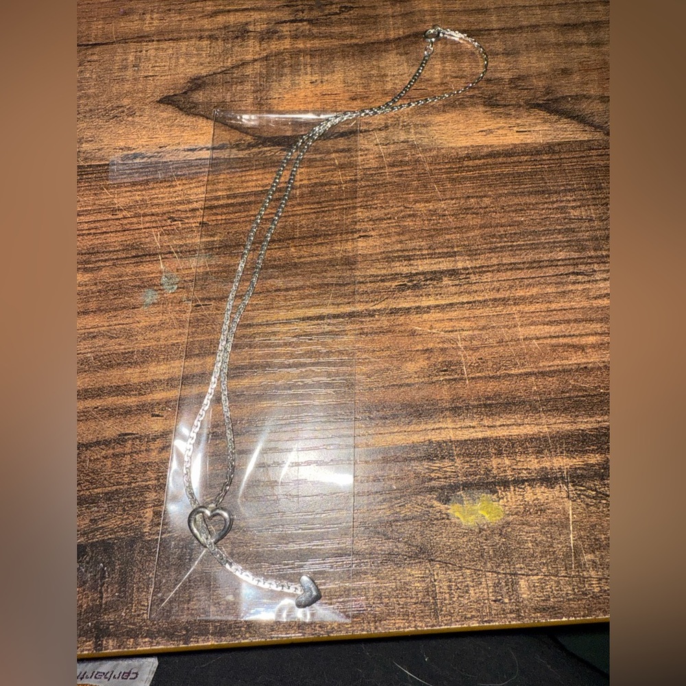 Silver Heart Pendant Necklace